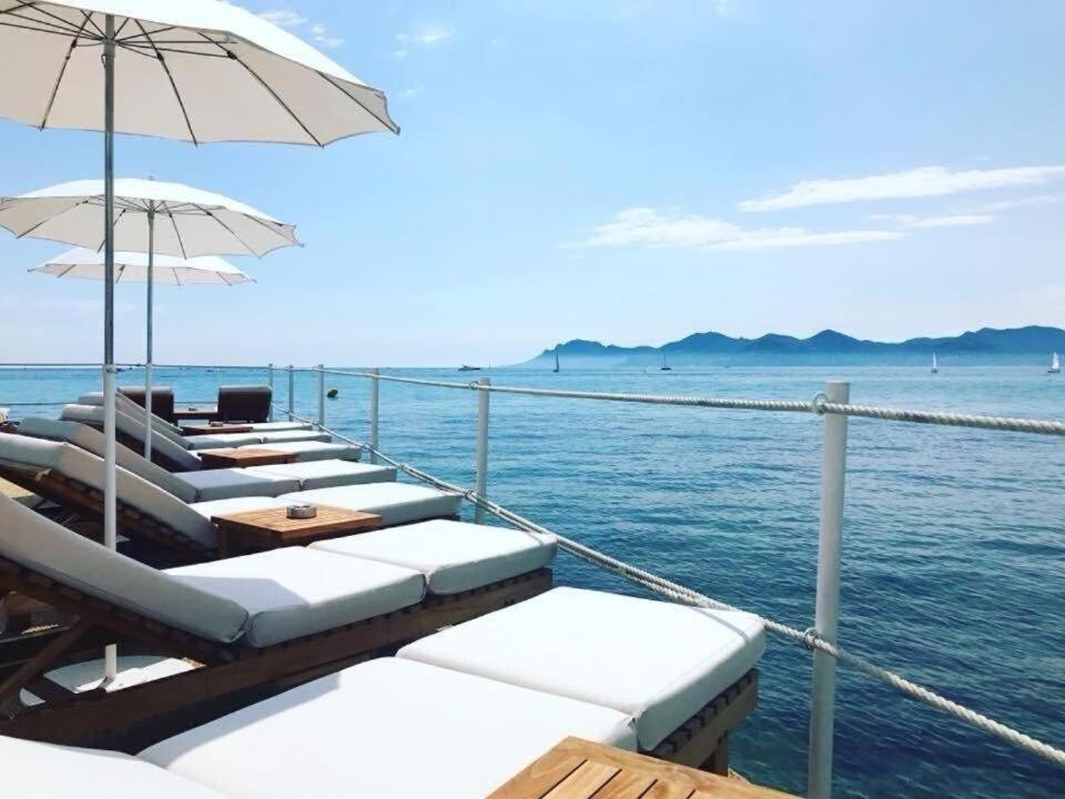 Superbe Appartement Avec Terrasse 1Mn Des Plages De La Croisette Cannes Exterior foto